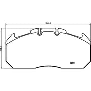 DON Front Brake Pad Set CVP088K