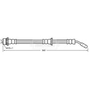 Borg & Beck Brake Hydraulic Hose Line Front Left BBH7350