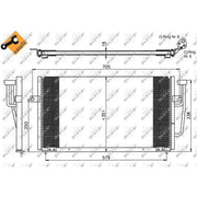NRF Air Conditioning Condenser 35234