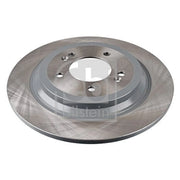 Febi 2 x Solid Rear Brake Discs 108637