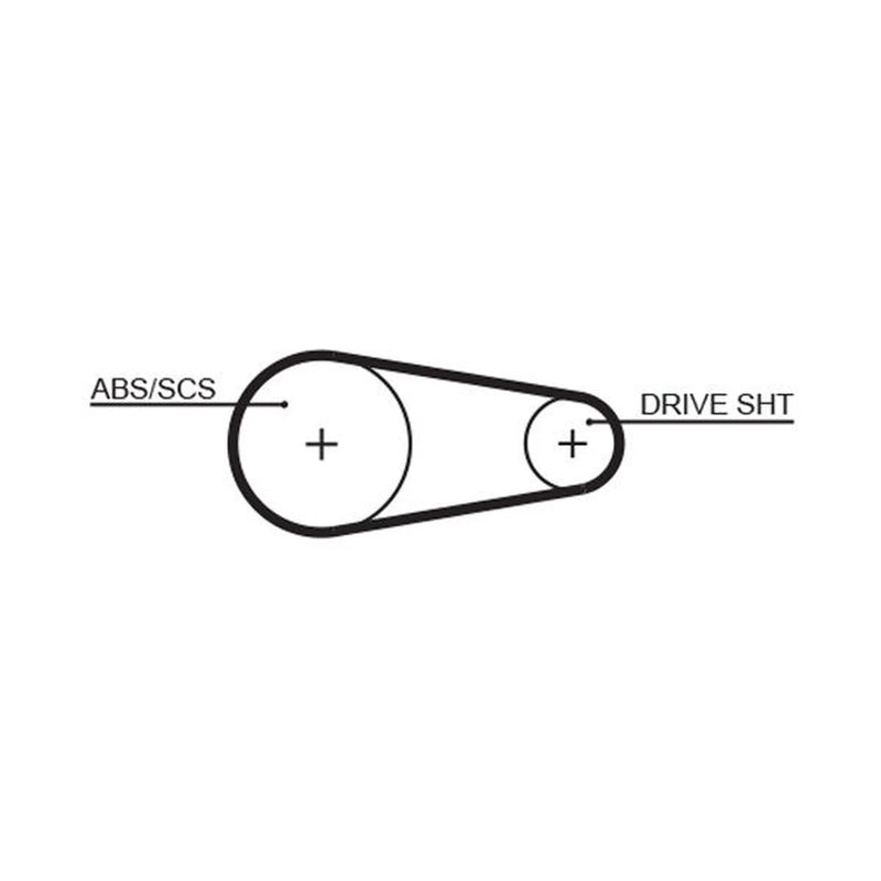 Gates Timing Belt Cambelt 120 Teeth 5203XS