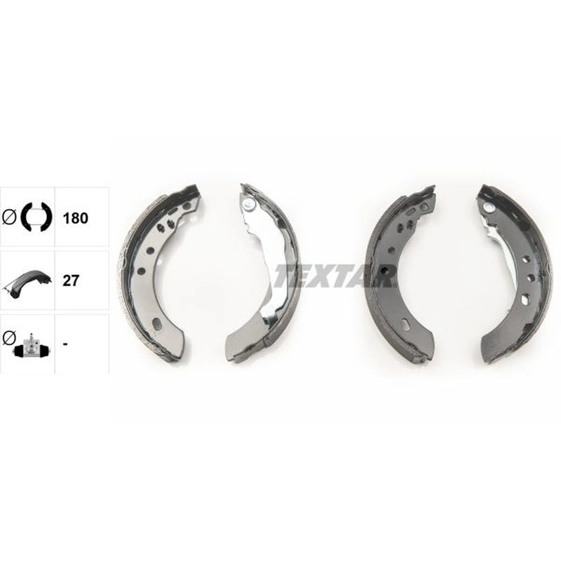 Textar Brake Shoe Set Axle Kit 91047200