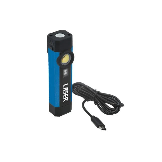 Laser Tools Aluminium Rechargeable Mini Pocket Light with UV - PL