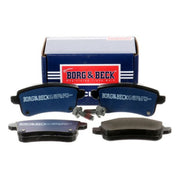 Borg & Beck 4 x Rear Brake Pad Set BBP2539