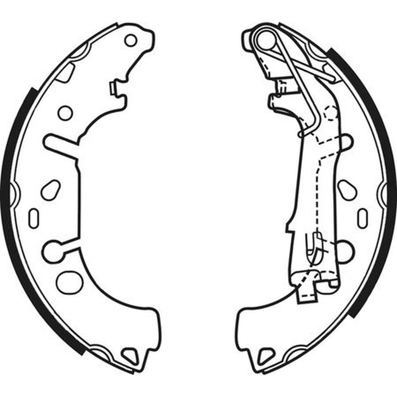 Abtex Brake Shoe Set Axle Kit ABS4100