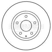 Borg & Beck 2 x Vented Front Brake Discs BBD5302