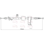 Apec Handbrake Cable Right Rear CAB1030