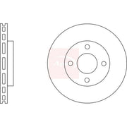 Apec 2 x Vented Front Brake Discs DSK2955