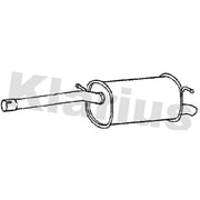 Klarius Box With Tail Pipe Rear VW893X