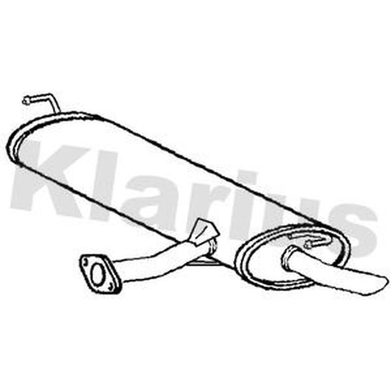 Klarius Box With Tail Pipe Rear DN937E