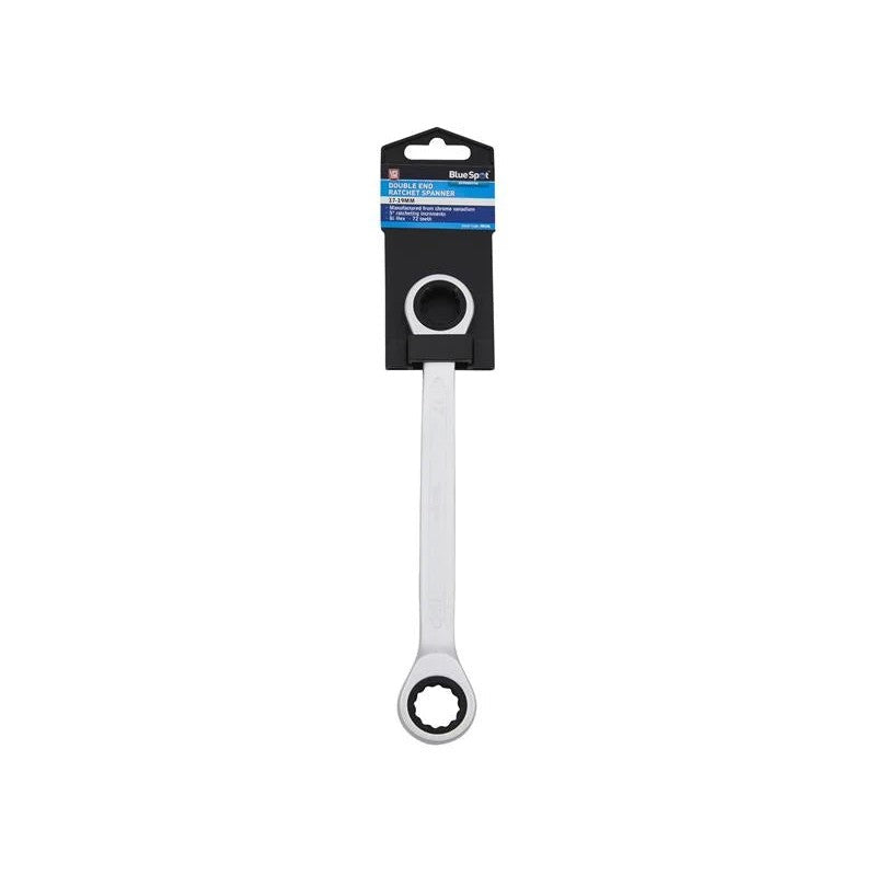 BlueSpot Tools Double End Ratchet Spanner (17-19mm) - 5136