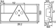 Hella 2VB 341 032-547 Tail Light Assembly