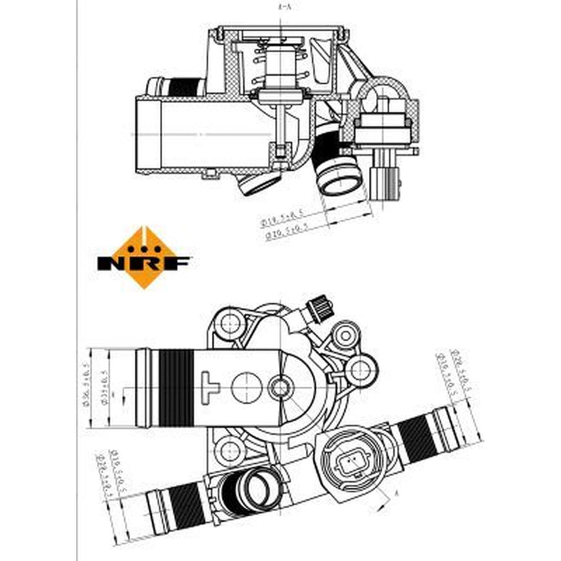 NRF Thermostat,Coolant 725045