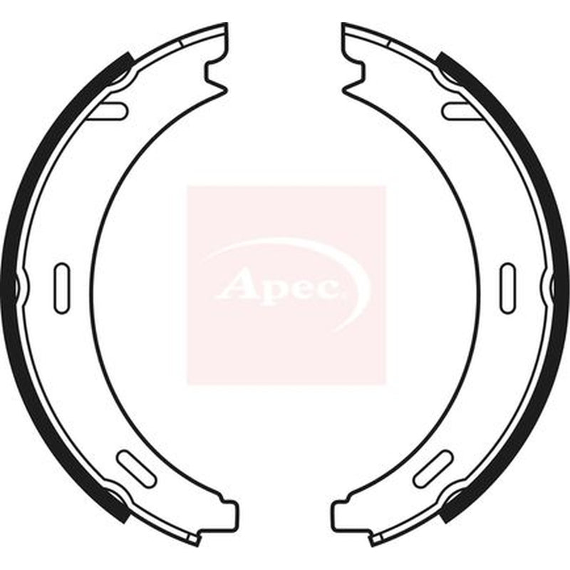 Apec Parking Brake Shoe Set SHU705