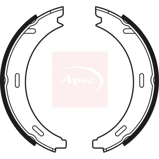 Apec Parking Brake Shoe Set SHU705