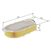 Bosch Engine Air Filter F 026 400 599