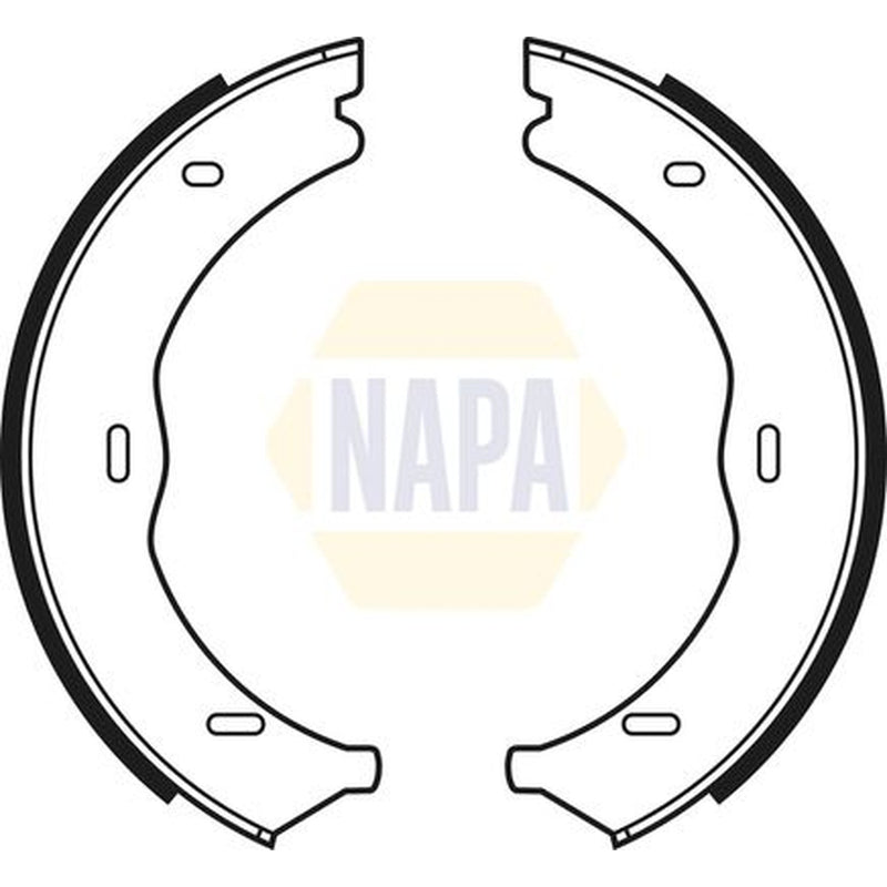 NAPA Parking Brake Shoe Set NBS5018