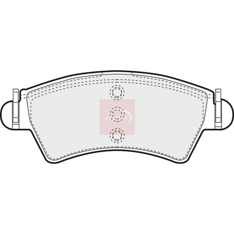 Apec Front Brake Pad Set PAD1231