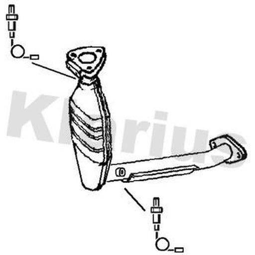Klarius Catalyst Type Approved With Pipe Front 321682