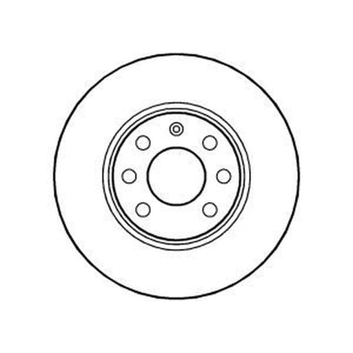 Abtex 2 x Vented Front Brake Discs BD888V