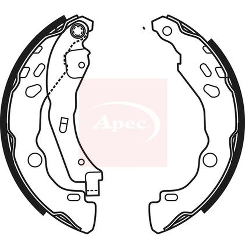 Apec Brake Shoe Set Axle Kit SHU657