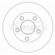 Borg & Beck 2 x Solid Rear Brake Discs BBD5772S