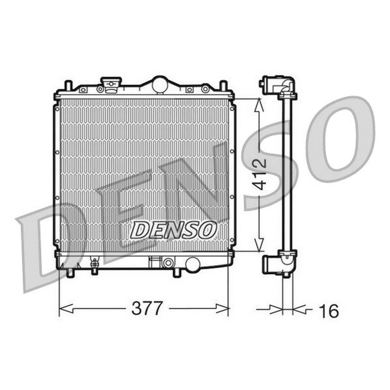 Denso Engine Radiator DRM45001