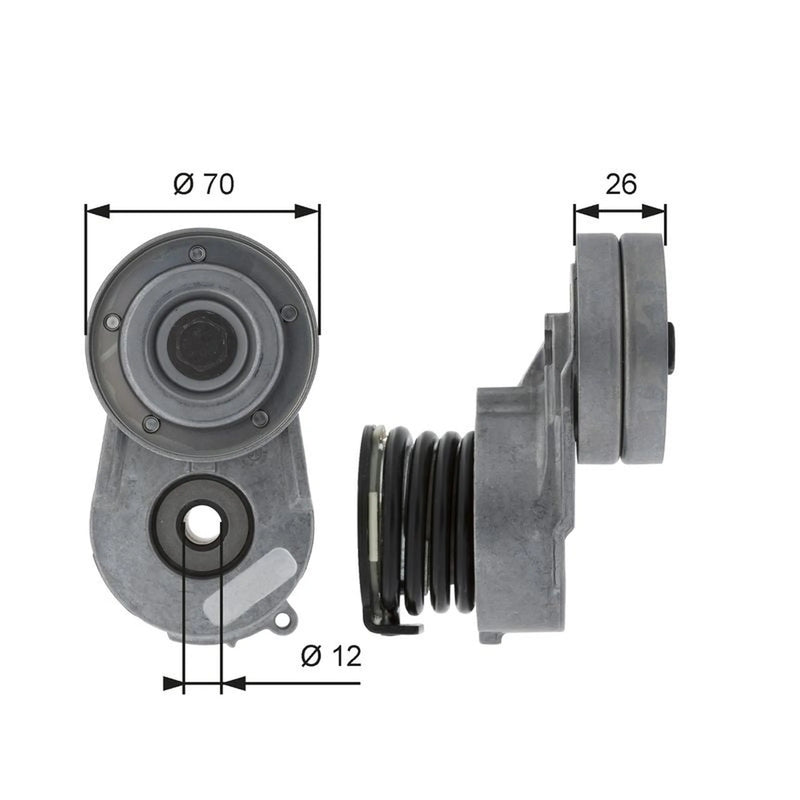 Gates Auxiliary Belt Tensioner T38496