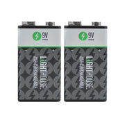 Lighthouse 9V USB-C Rechargeable Li-ion Battery Pack of 2 - L/HBATUSB9V