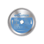 Evolution Thin Steel Cutting Mitre Saw Blade 185 x 20mm x 68T - T185TCT-68MS