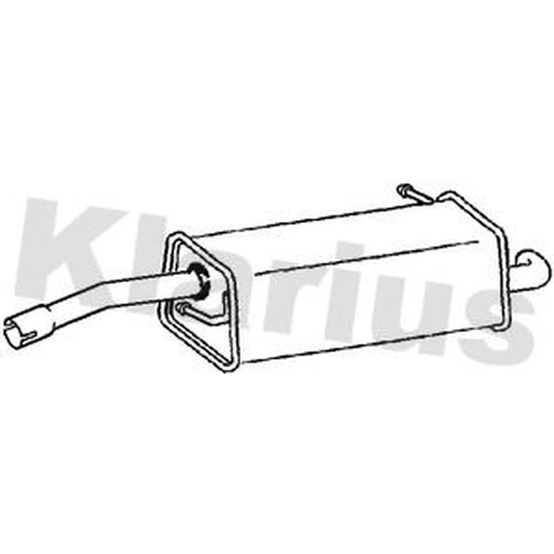 Klarius Box With Tail Pipe Rear FE946T