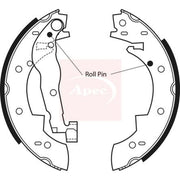 Apec Brake Shoe Set Axle Kit SHU370