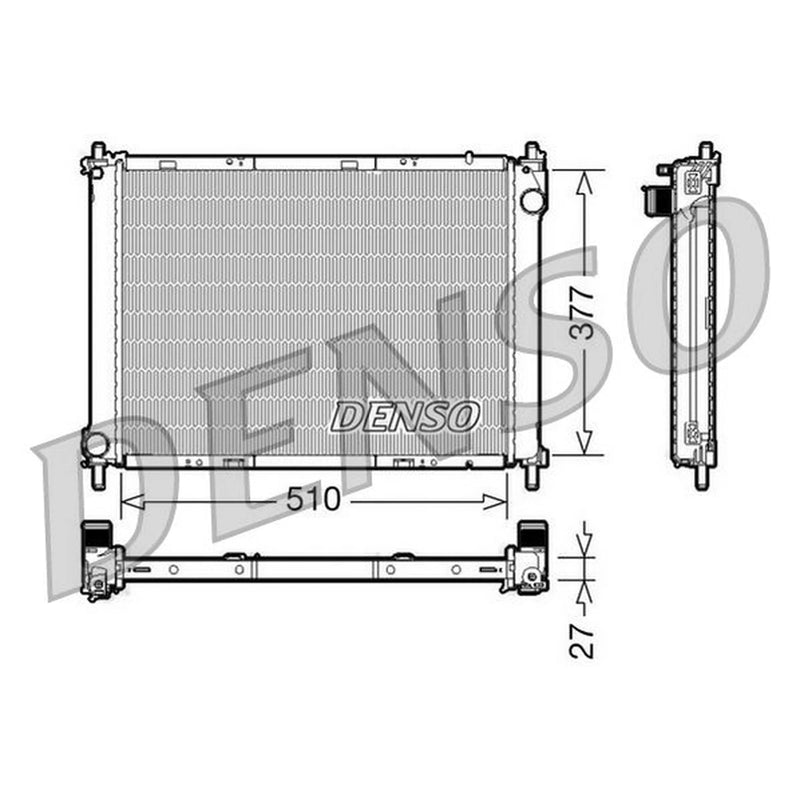 Denso Engine Radiator DRM46022