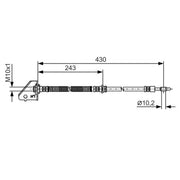 Bosch Brake Hydraulic Hose Line Front Left 1 987 481 B29