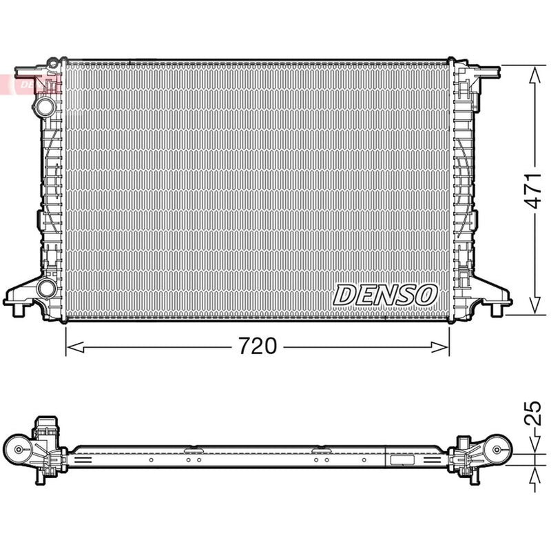 Denso Engine Radiator DRM02043