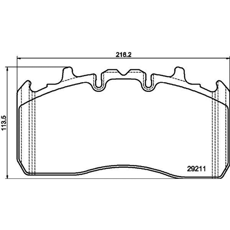 DON Brake Pad Set CVP122K