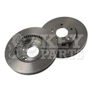 Key Parts 2 x Vented Front Brake Discs KBD4495