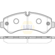NAPA Rear Brake Pad Set NBP1917
