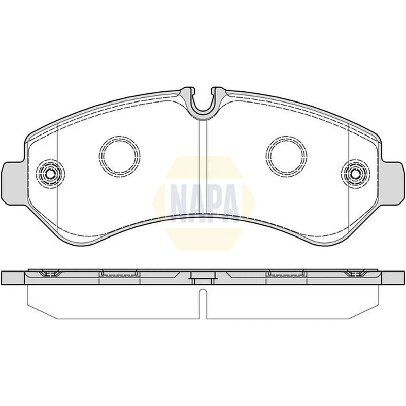 NAPA Rear Brake Pad Set NBP1917