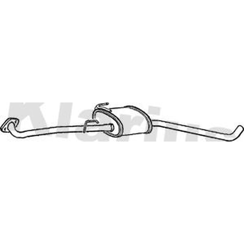Klarius Box With Centre Pipe (Rh) Centre right GM173X