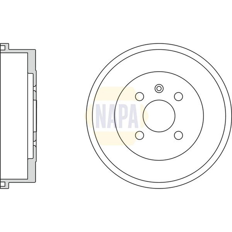 NAPA Brake Drum Assembly Rear NDR1025