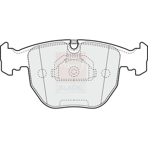 Apec Front Brake Pad Set PAD948B