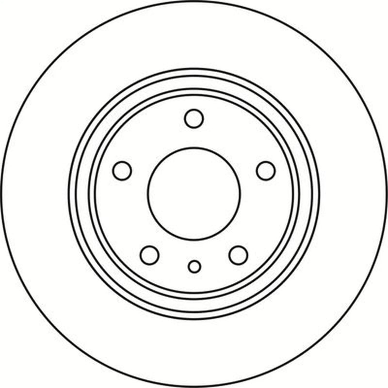 Abtex 2 x Vented Rear Brake Discs BD1626V