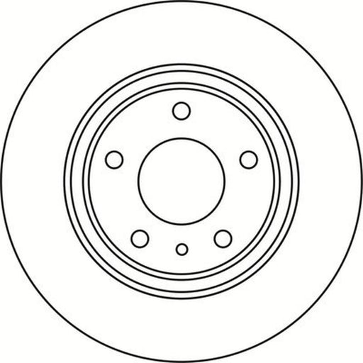 Abtex 2 x Vented Rear Brake Discs BD1626V