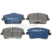 Borg & Beck 4 x Front Brake Pad Set BBP2806