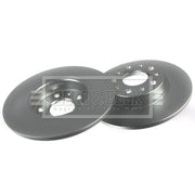Borg & Beck 2 x Solid Rear Brake Discs BBD5312