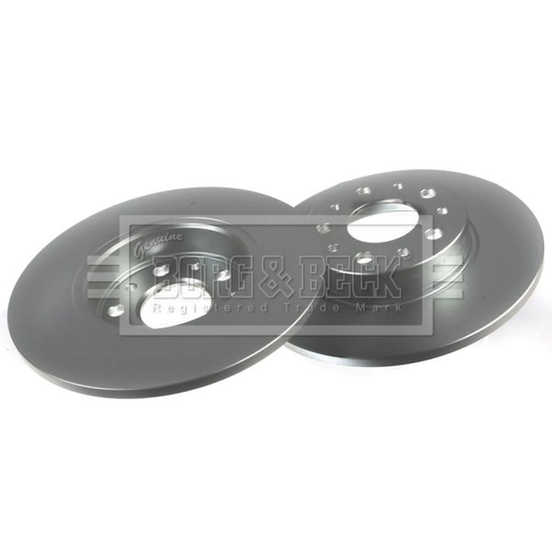 Borg & Beck 2 x Solid Rear Brake Discs BBD5312