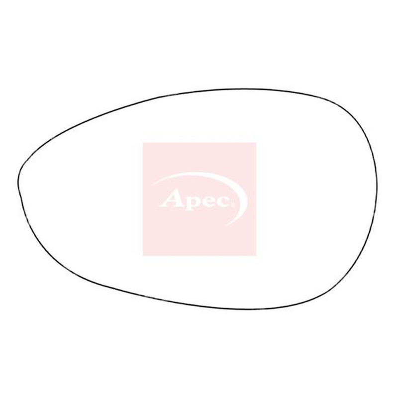Apec Exterior Wing Mirror Glass Left AMS2221