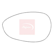 Apec Exterior Wing Mirror Glass Left AMS2221