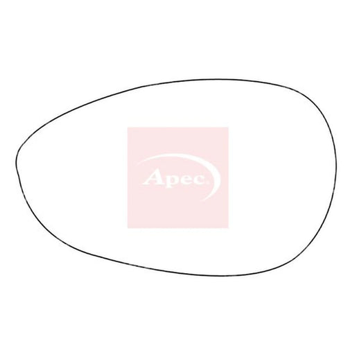 Apec Exterior Wing Mirror Glass Left AMS2221
